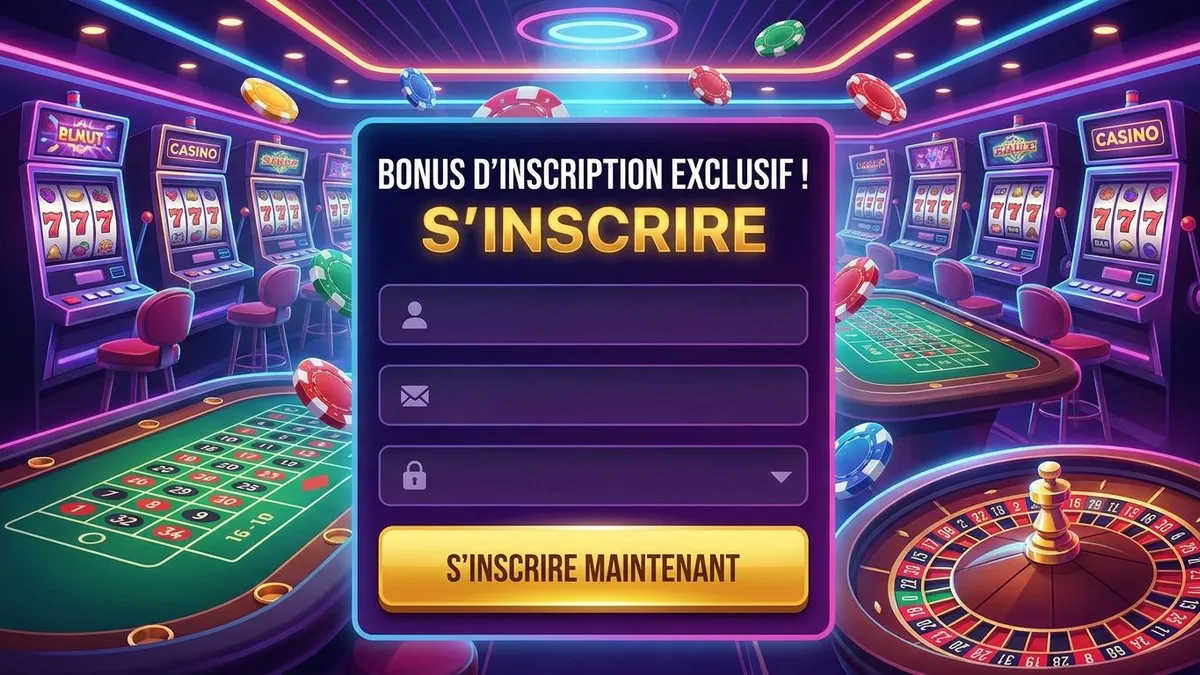 Inscription avec bonus